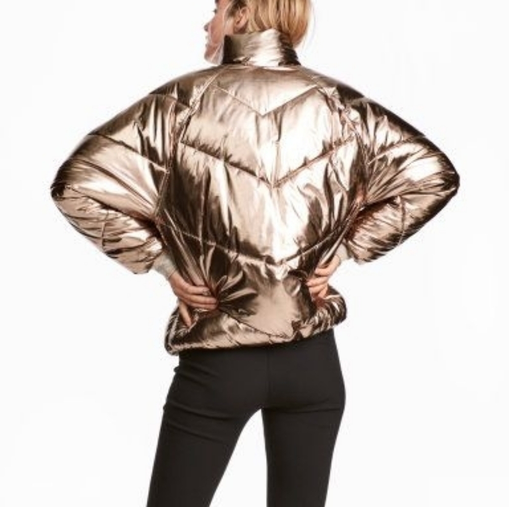 H&M Gold-colored Padded Jacket - Picture 10 of 10